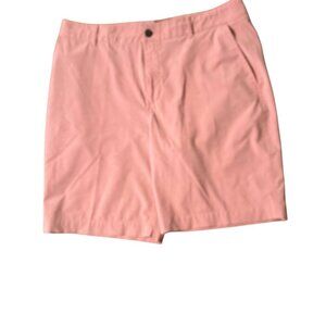 Faherty All-Day Pink Chino Shorts For Men Size 35 Cotton Blend Slim Fit Button